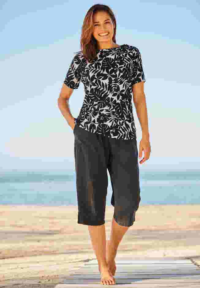 Cross-Back Swim Tee image number 0