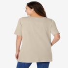 7-Day Embroidered Layered-Look Tunic image number null