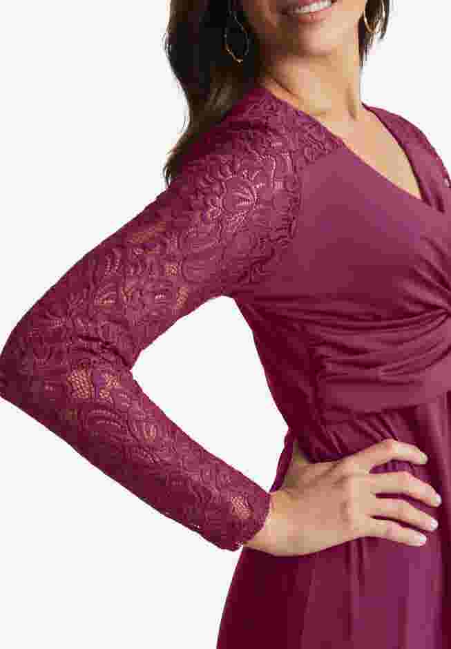 Lace Sweetheart Dress image number 3