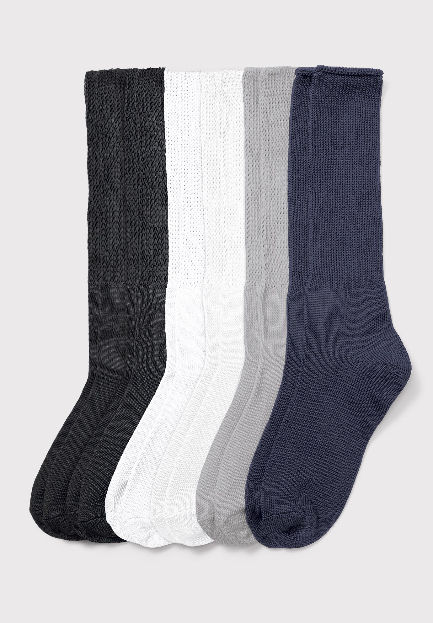 6-Pack Rib Knit Socks image number 0