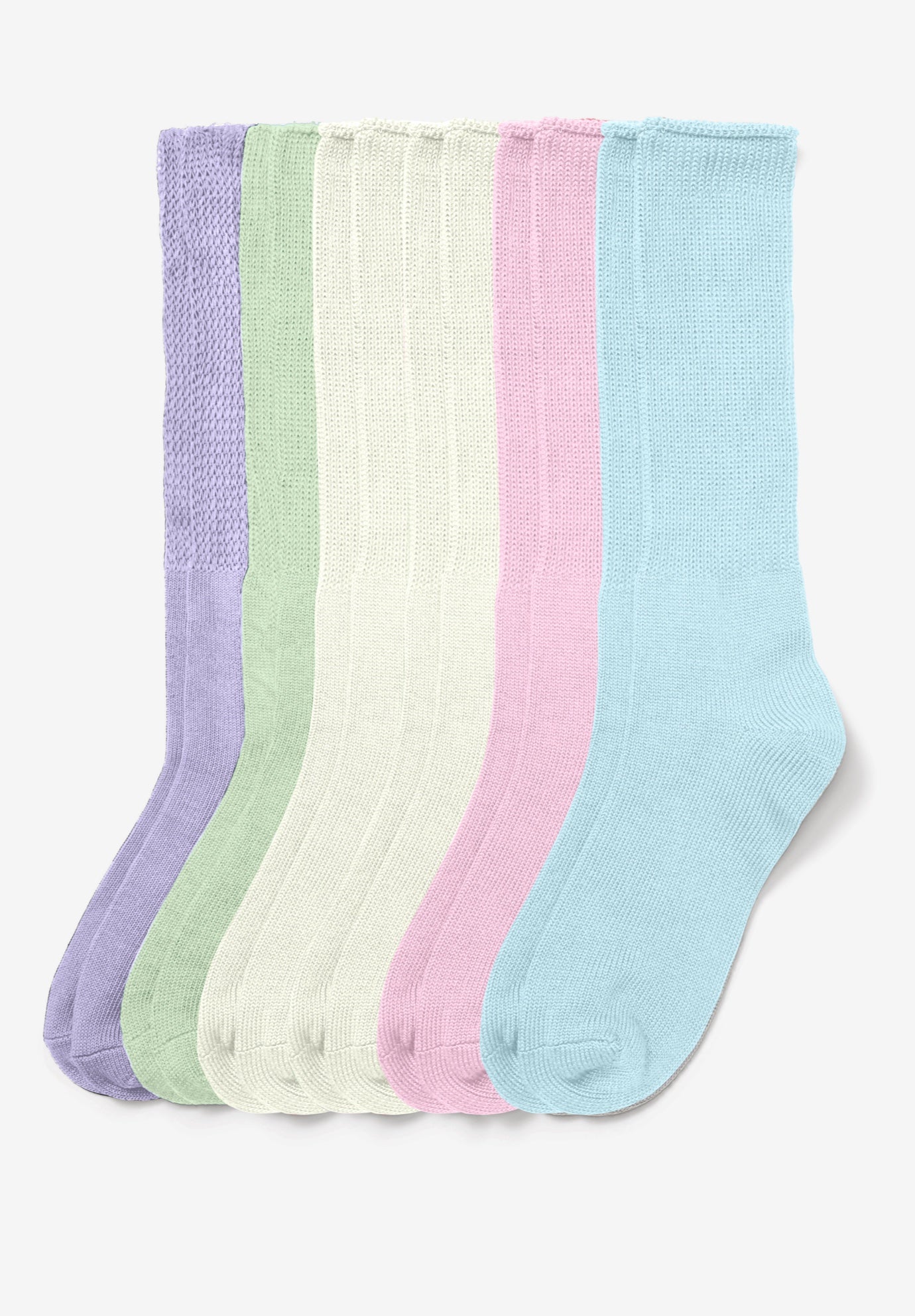 6-Pack Rib Knit Socks image number 0
