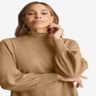 Ruffle Neck Pullover image number null