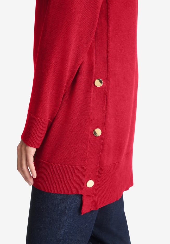 Side Button Turtleneck image number 3