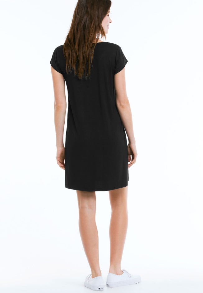 A-Line Knit Tee Dress image number 2