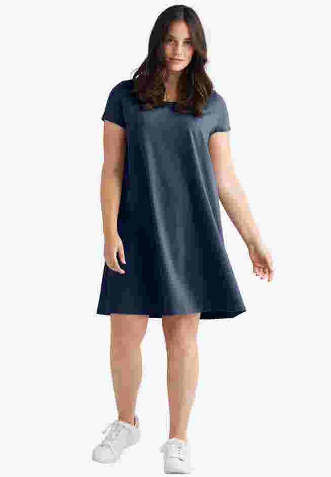 A-Line Knit Tee Dress image number 0