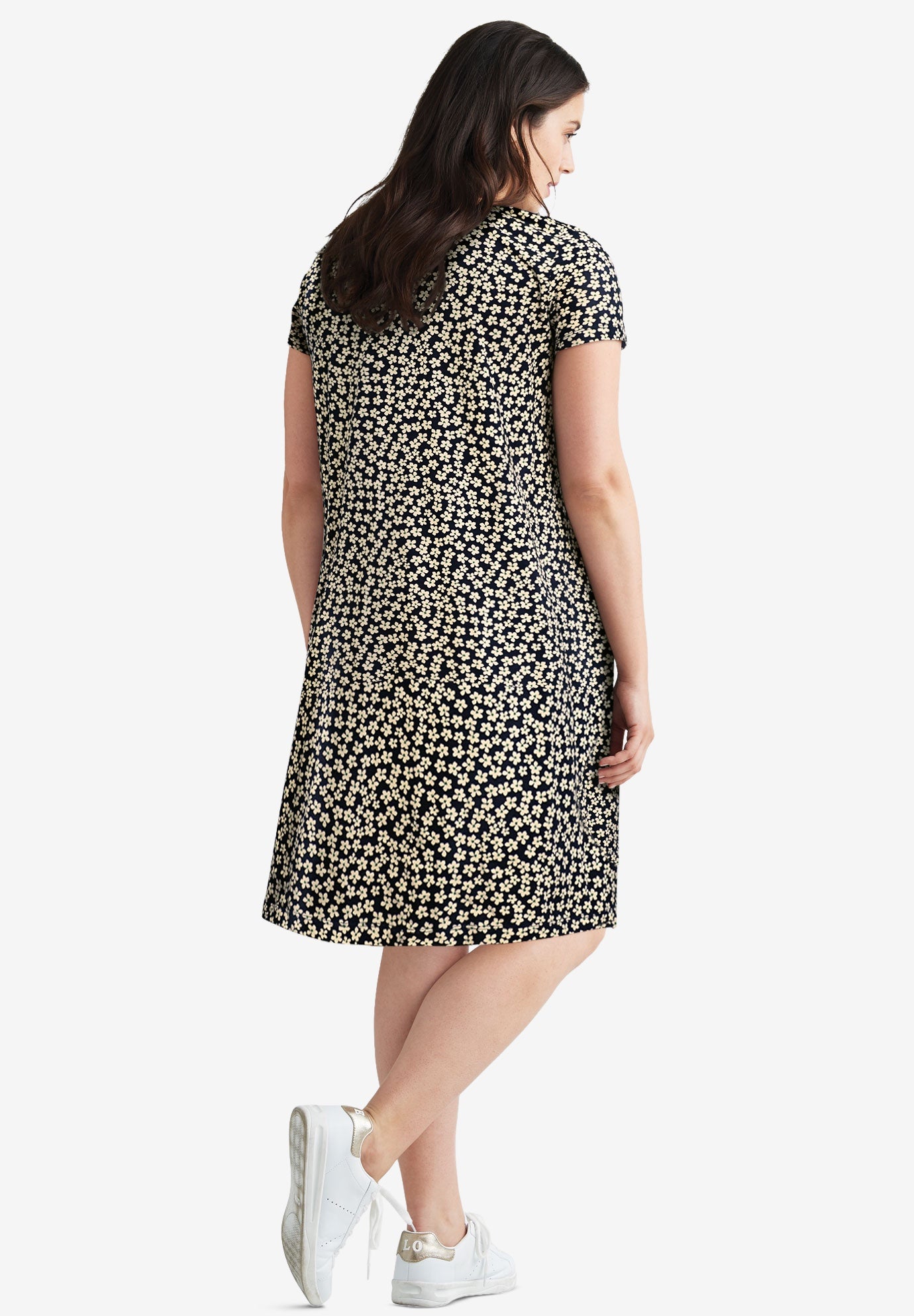 A-Line Knit Tee Dress image number 1