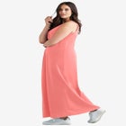 Sleeveless Knit Maxi Dress image number null