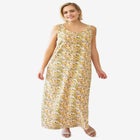 Sleeveless Knit Maxi Dress image number null