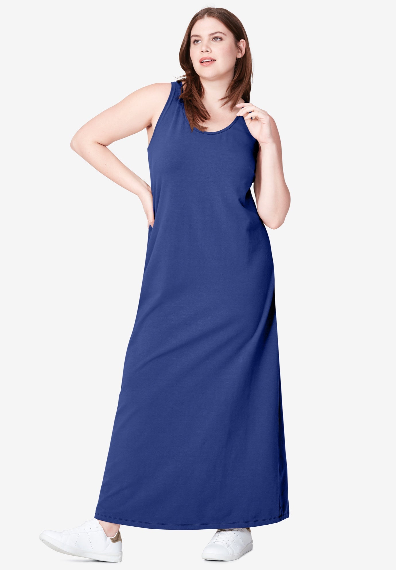 Sleeveless Knit Maxi Dress image number 0