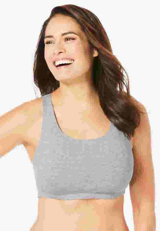 Leading Lady® Serena Low-Impact Wireless Active Bra 0514 image number 3