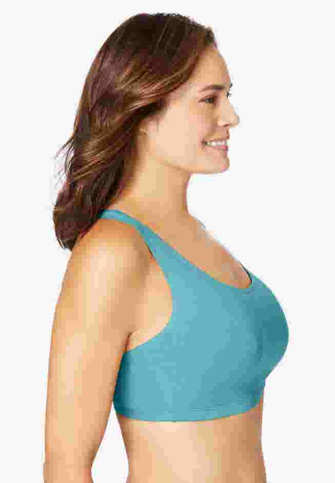 Leading Lady® Serena Low-Impact Wireless Active Bra 0514 image number 2