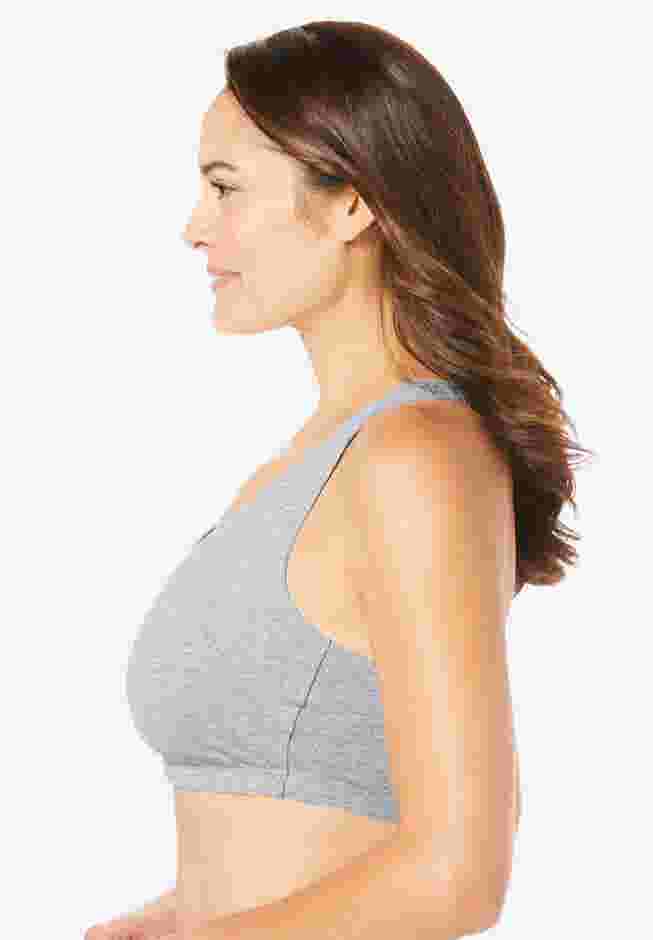 Leading Lady® Serena Low-Impact Wireless Active Bra 0514 image number 2