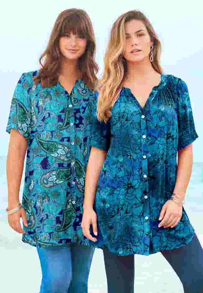 Plus Size Angelina Tunic Top image number 4