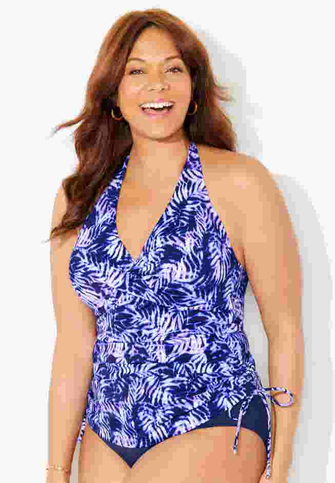 Adjustable Underwire Tankini Top image number 3