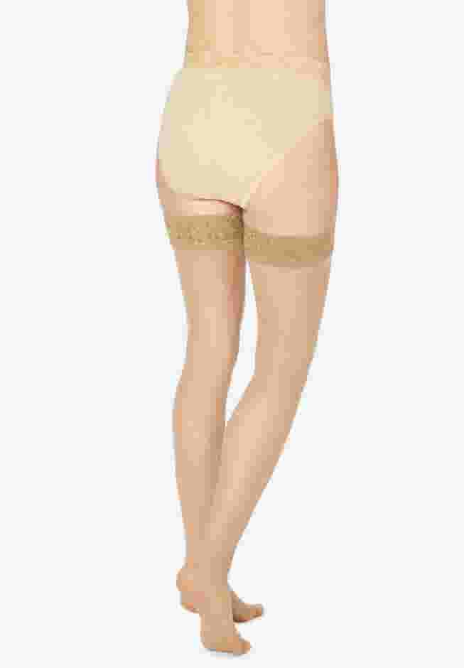 MeMoi Floral Lace Thigh Tights image number 2
