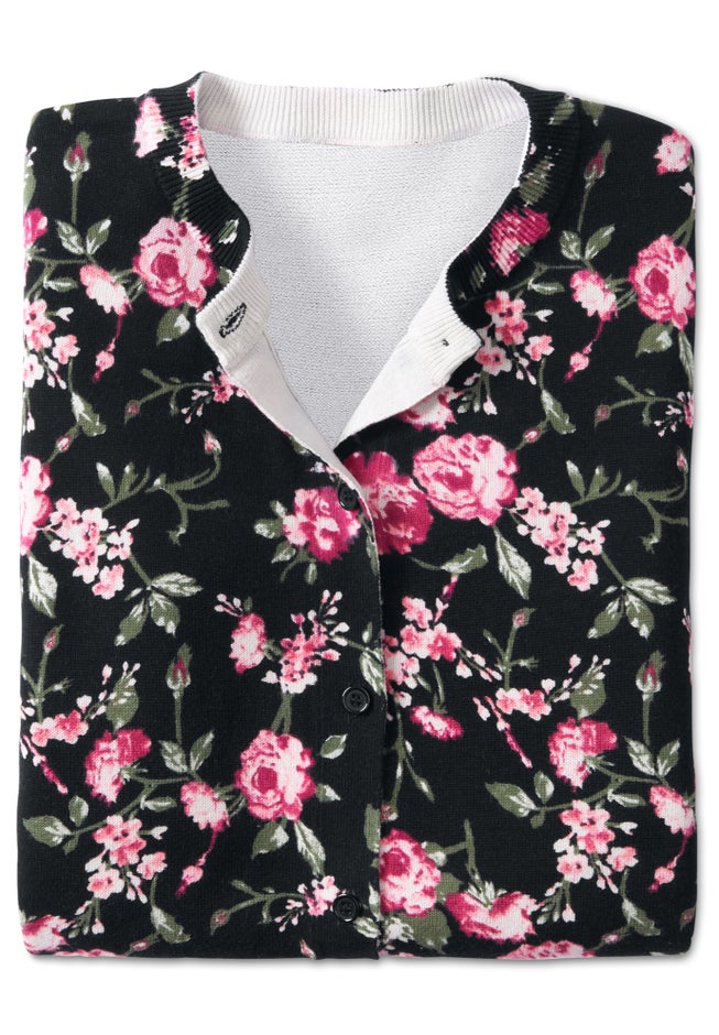 Perfect Elbow-Length Sleeve Cardigan Sweater image number 4