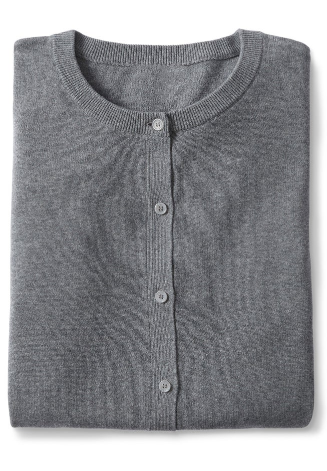 Perfect Elbow-Length Sleeve Cardigan Sweater image number 3