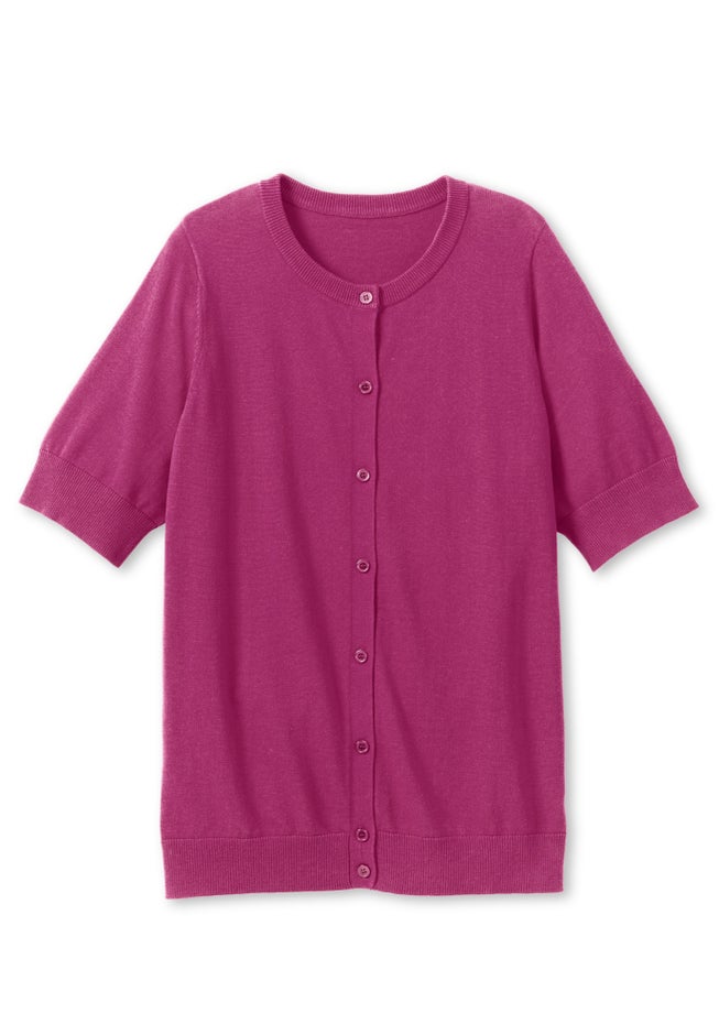 Perfect Elbow-Length Sleeve Cardigan Sweater image number 1