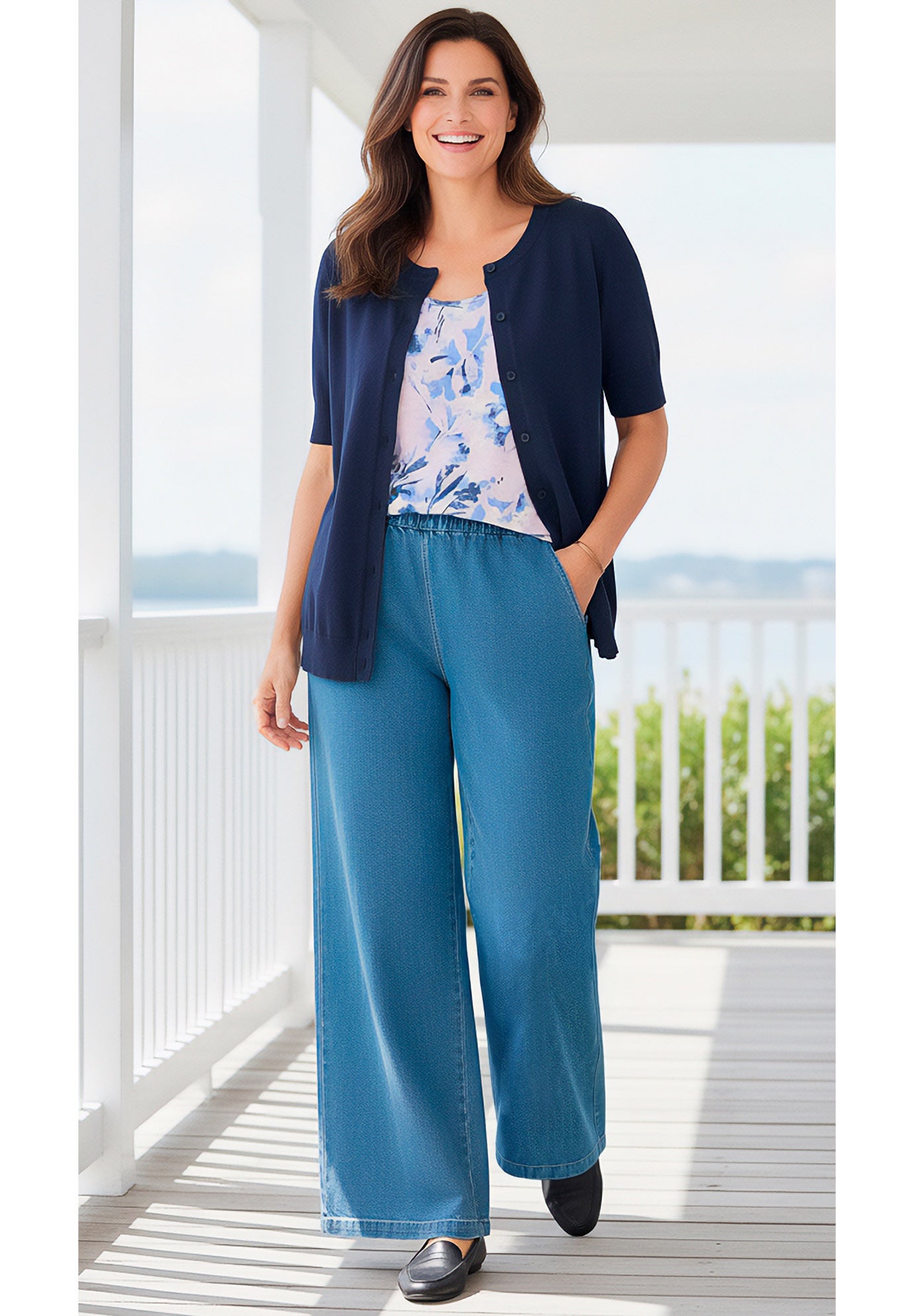 Perfect Elbow-Length Sleeve Cardigan Sweater image number 0