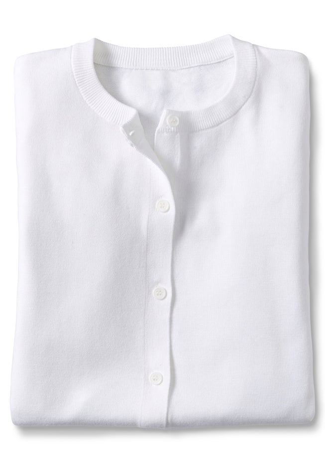 Perfect Elbow-Length Sleeve Cardigan Sweater image number 3