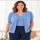 Perfect Elbow-Length Sleeve Cardigan Sweater image number null