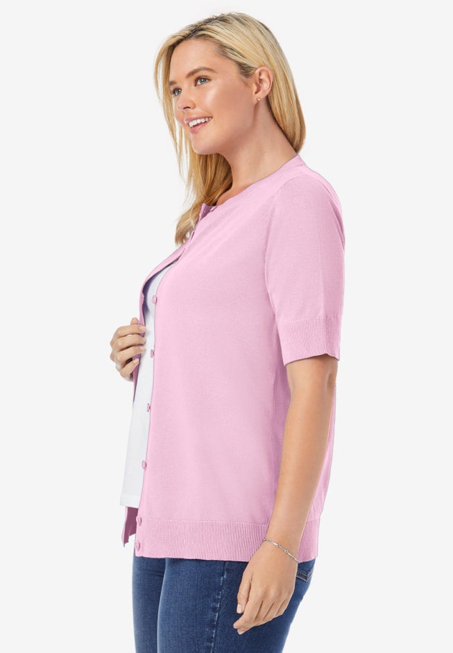 Perfect Elbow-Length Sleeve Cardigan Sweater image number 4