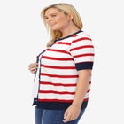 Perfect Elbow-Length Sleeve Cardigan Sweater image number null