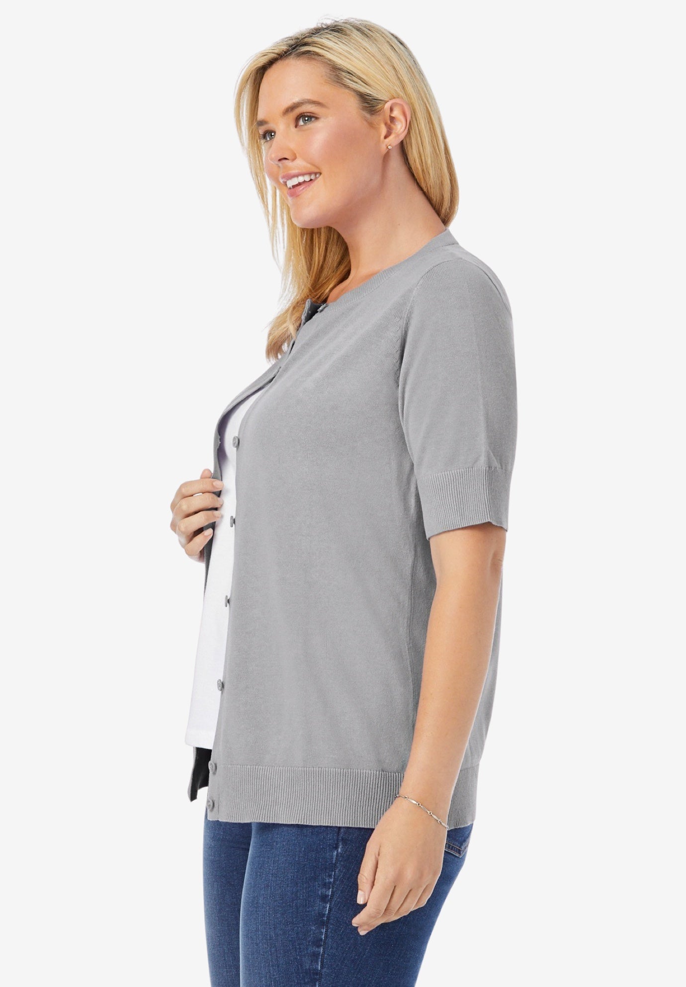 Perfect Elbow-Length Sleeve Cardigan image number 2