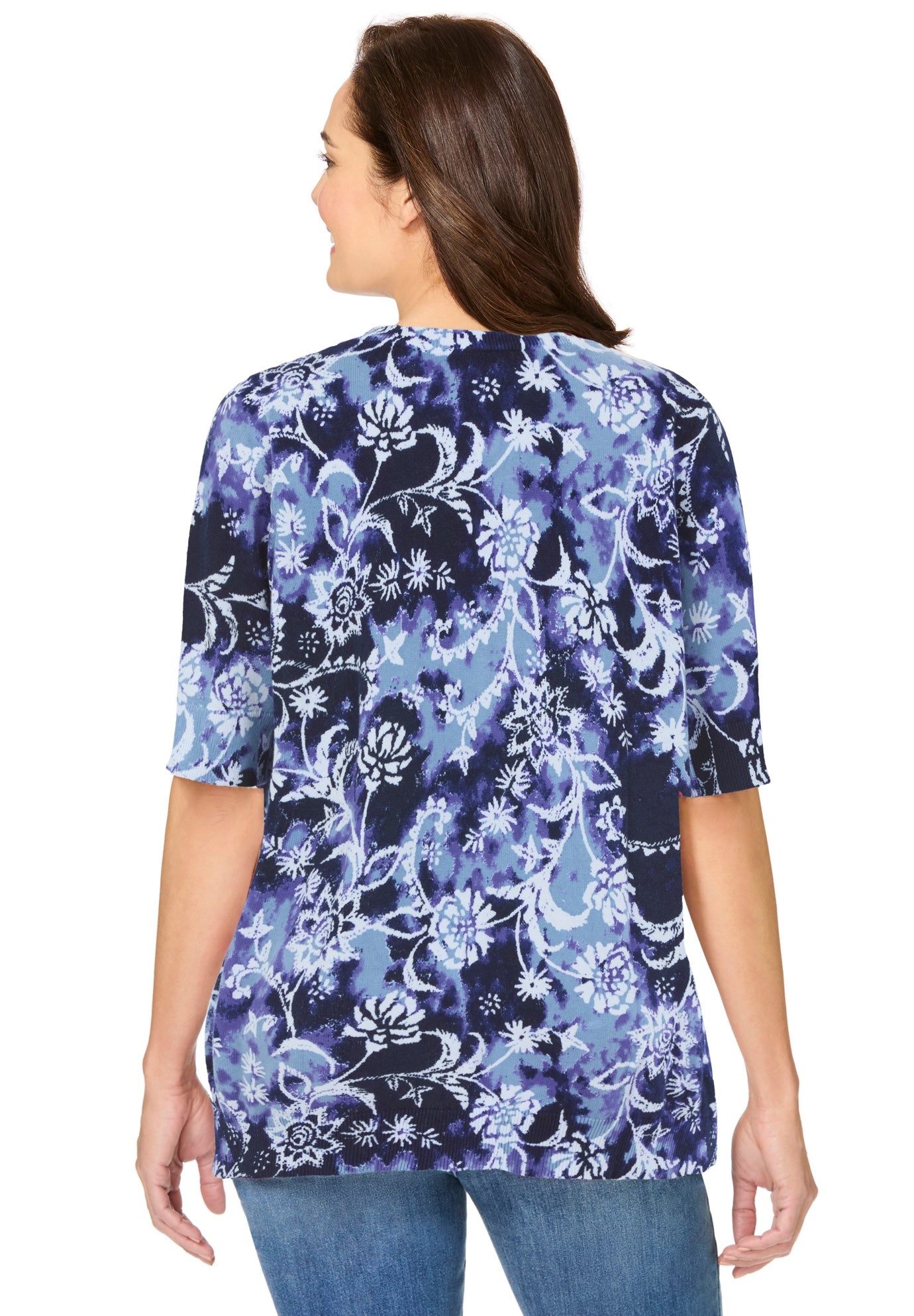 Perfect Elbow-Length Sleeve Cardigan Sweater image number 1