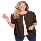 Perfect Elbow-Length Sleeve Cardigan Sweater image number null