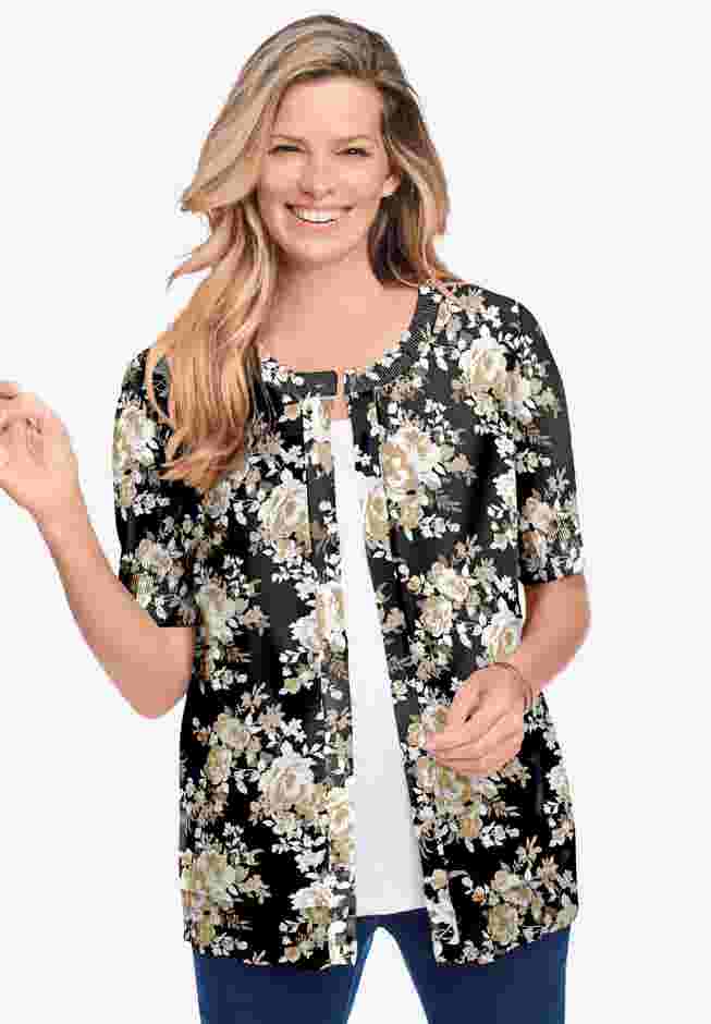 Perfect Elbow-Length Sleeve Cardigan image number 0