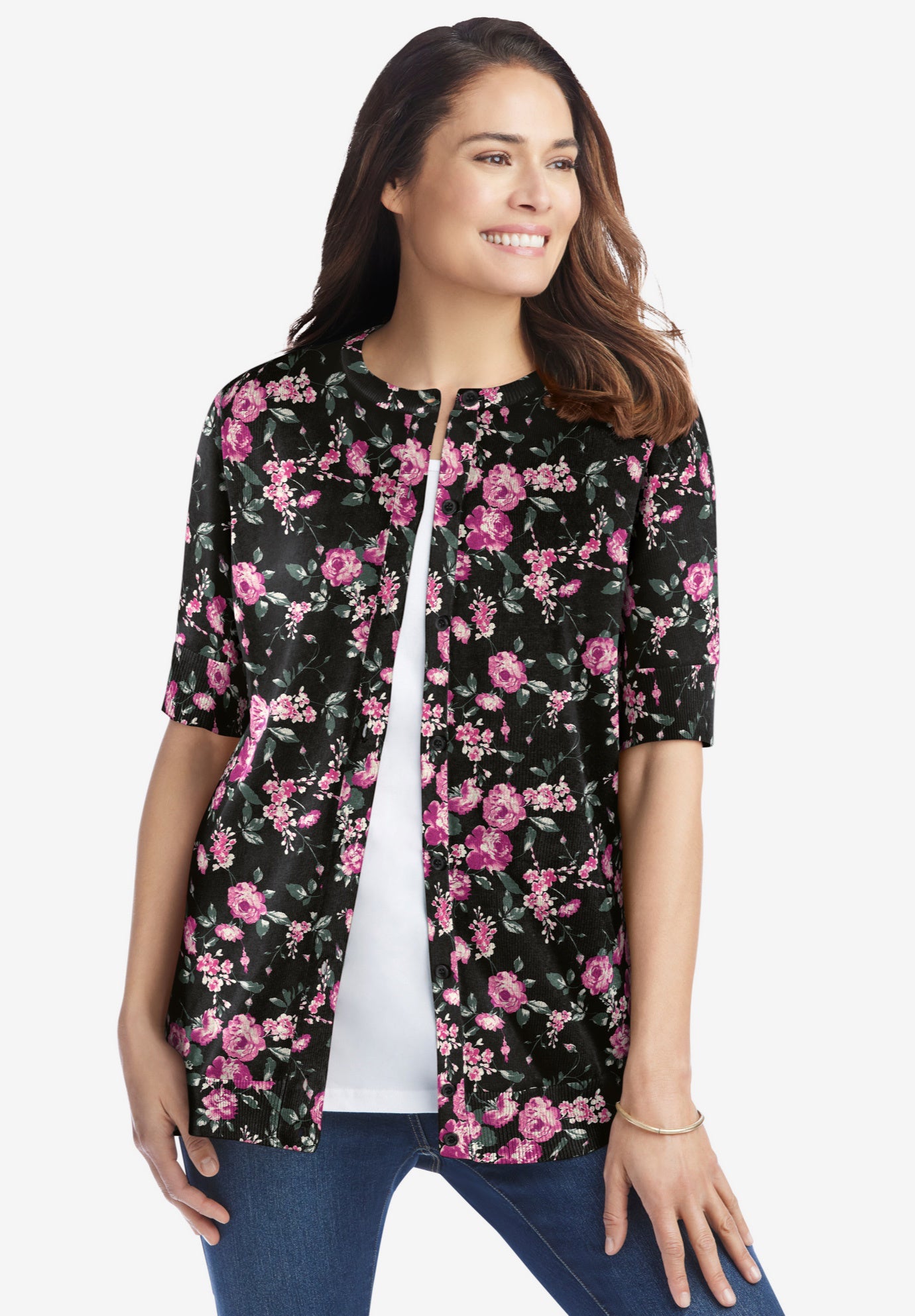 Perfect Elbow-Length Sleeve Cardigan image number 0