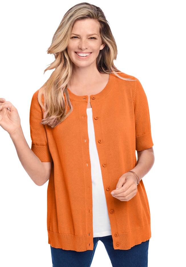 Perfect Elbow-Length Sleeve Cardigan Sweater image number 1