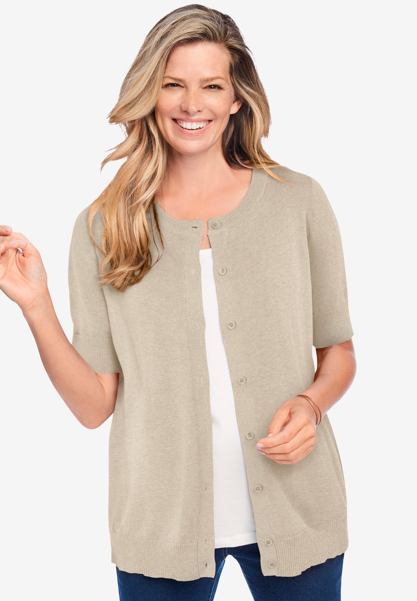 Perfect Elbow-Length Sleeve Cardigan image number 0