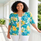 Perfect Elbow-Length Sleeve Cardigan Sweater image number null