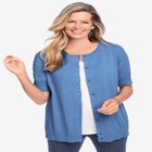 Perfect Elbow-Length Sleeve Cardigan Sweater image number null