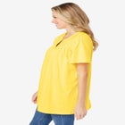 Smocked Split Neck Tunic image number null