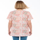 Short Sleeve Watercolor Tunic image number null