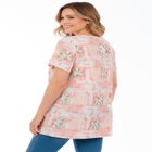 Short Sleeve Watercolor Tunic image number null