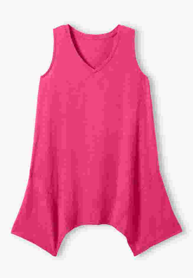 Sleeveless Hanky Hem Tunic image number 3