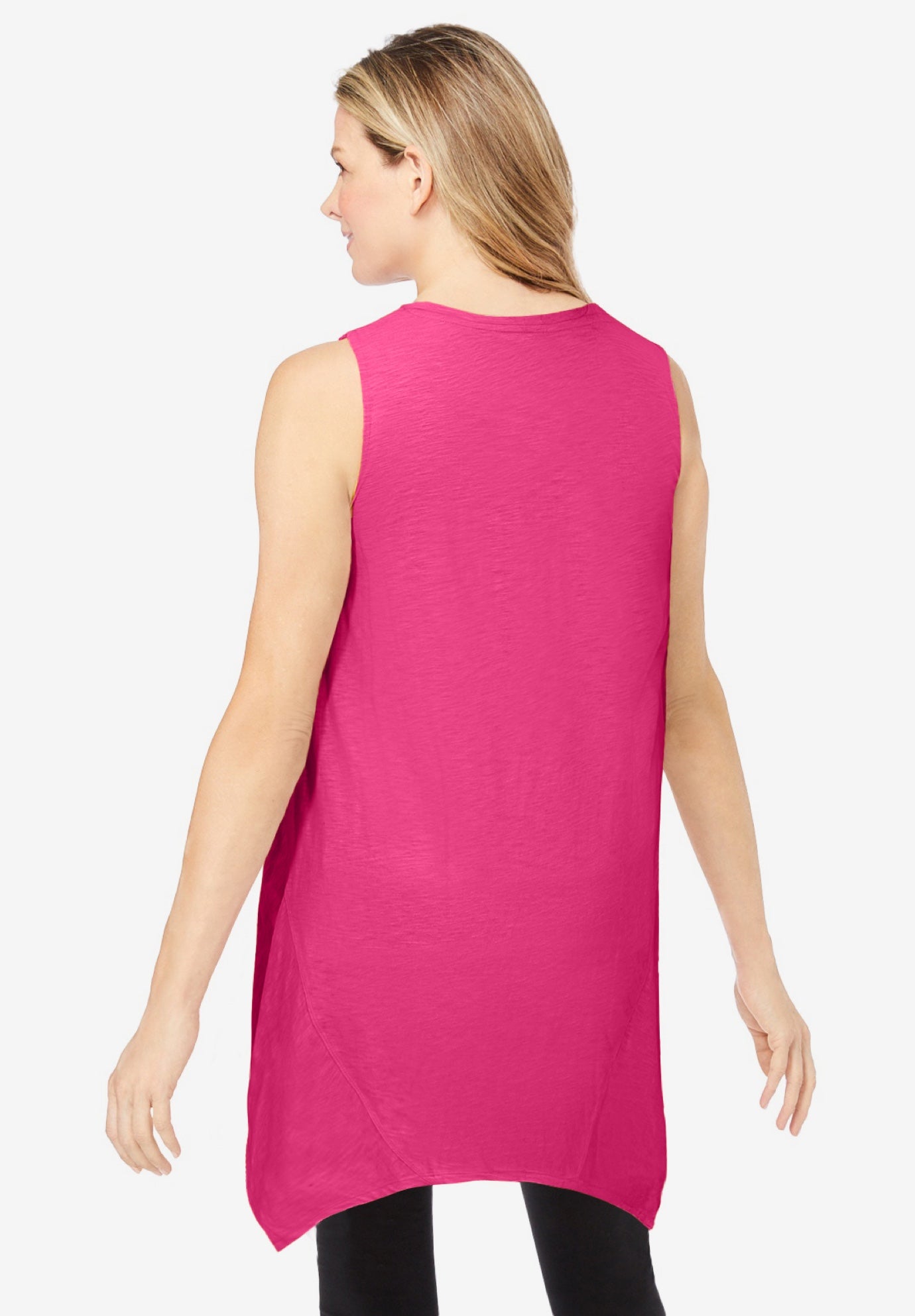 Sleeveless Hanky Hem Tunic image number 1