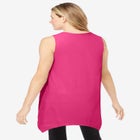 Sleeveless Hanky Hem Tunic image number null