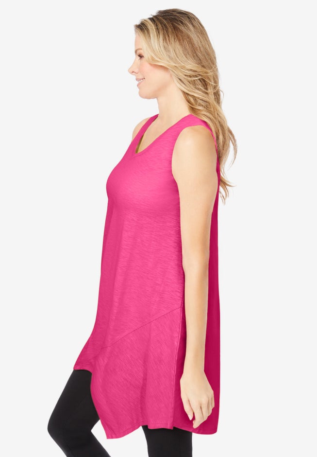 Sleeveless Hanky Hem Tunic image number 2