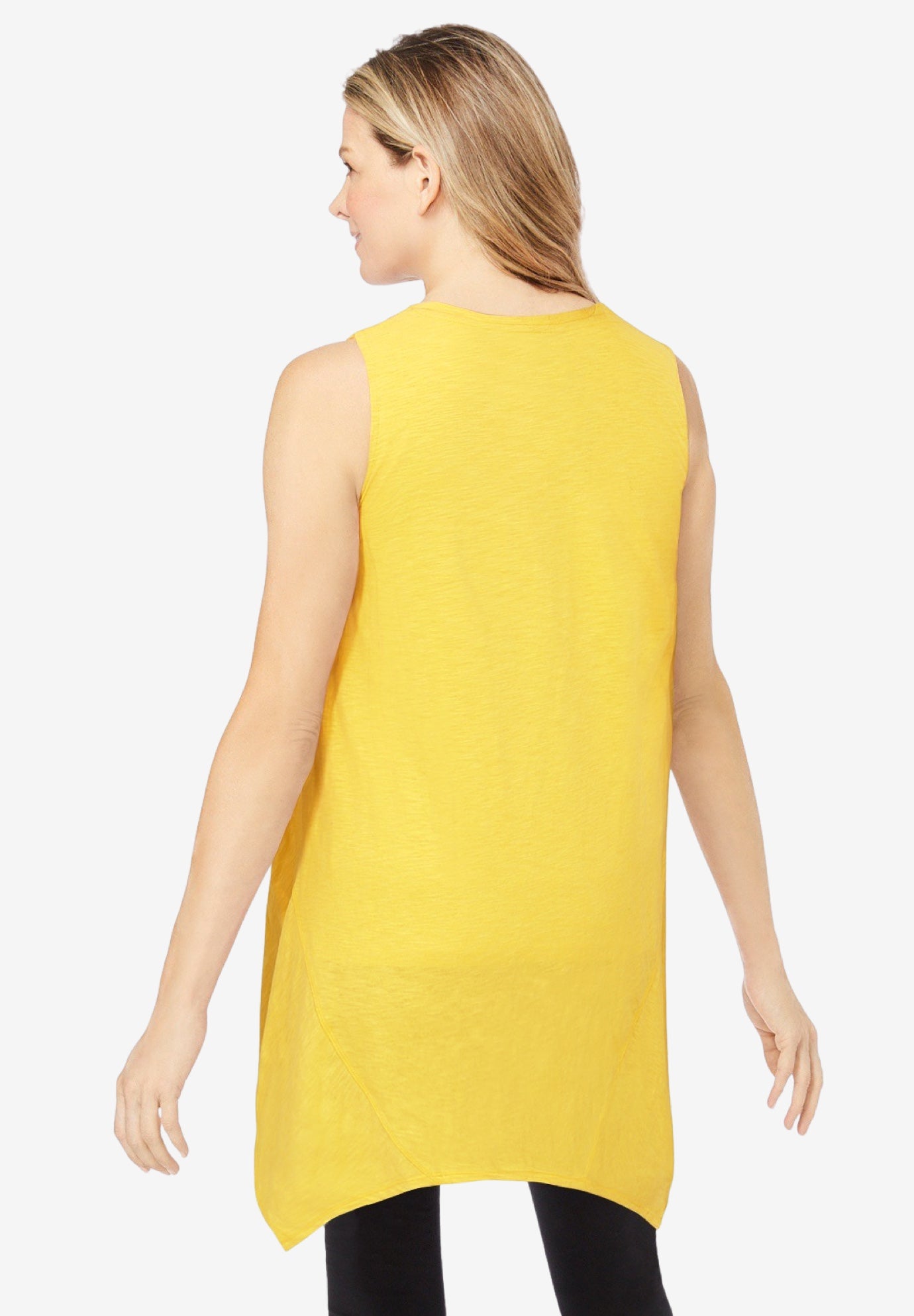 Sleeveless Hanky Hem Tunic image number 1