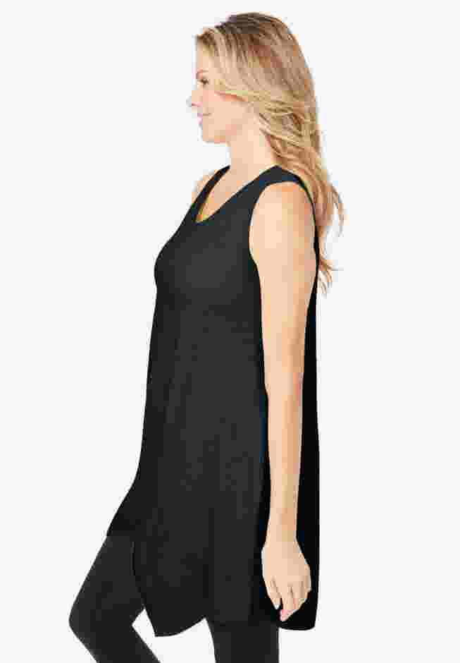 Sleeveless Hanky Hem Tunic image number 2