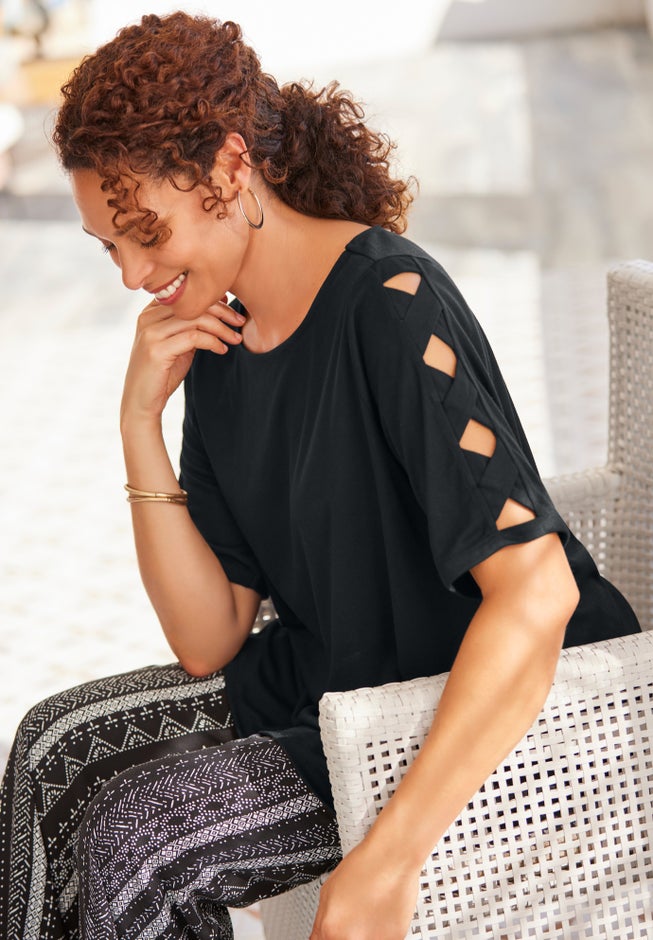 Cut-Out Sleeve Tunic image number 5