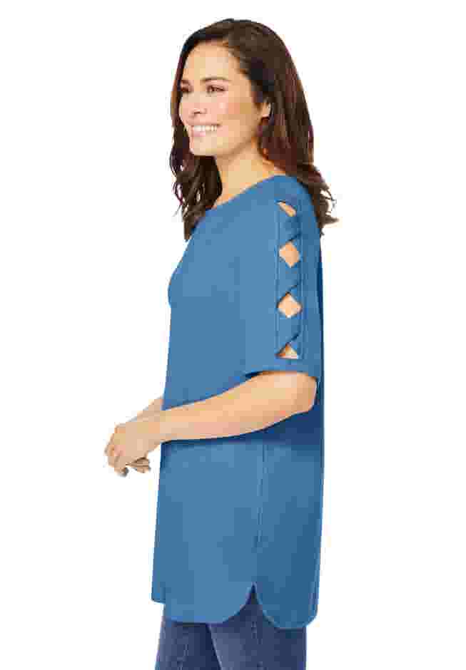 Cut-Out Sleeve Tunic image number 2
