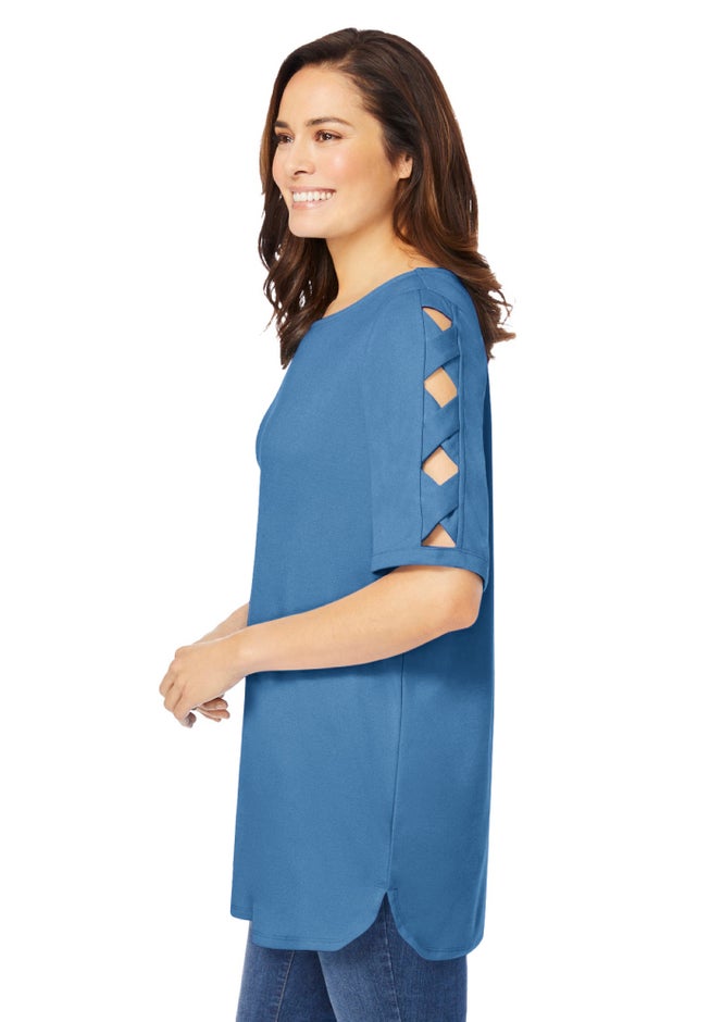 Cut-Out Sleeve Tunic image number 2