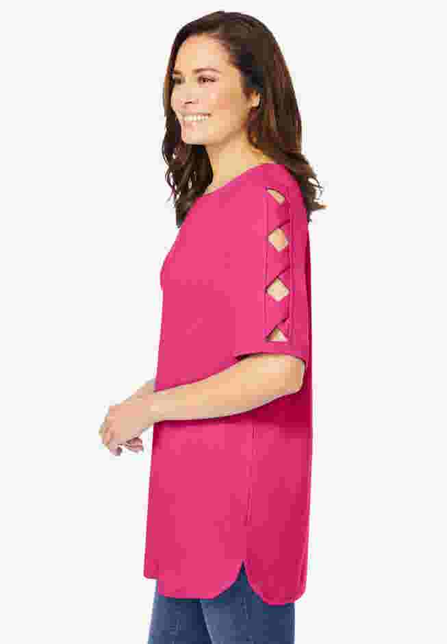 Cut-Out Sleeve Tunic image number 2
