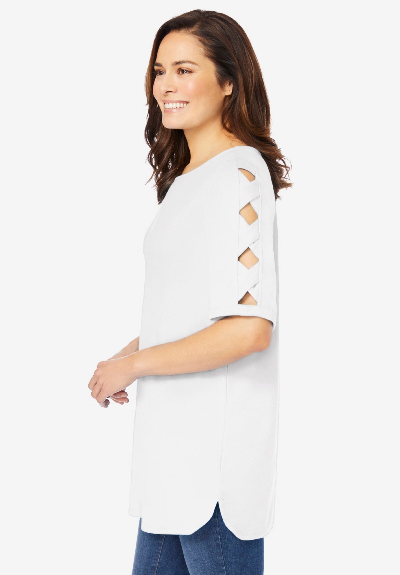 Cut-Out Sleeve Tunic image number 2